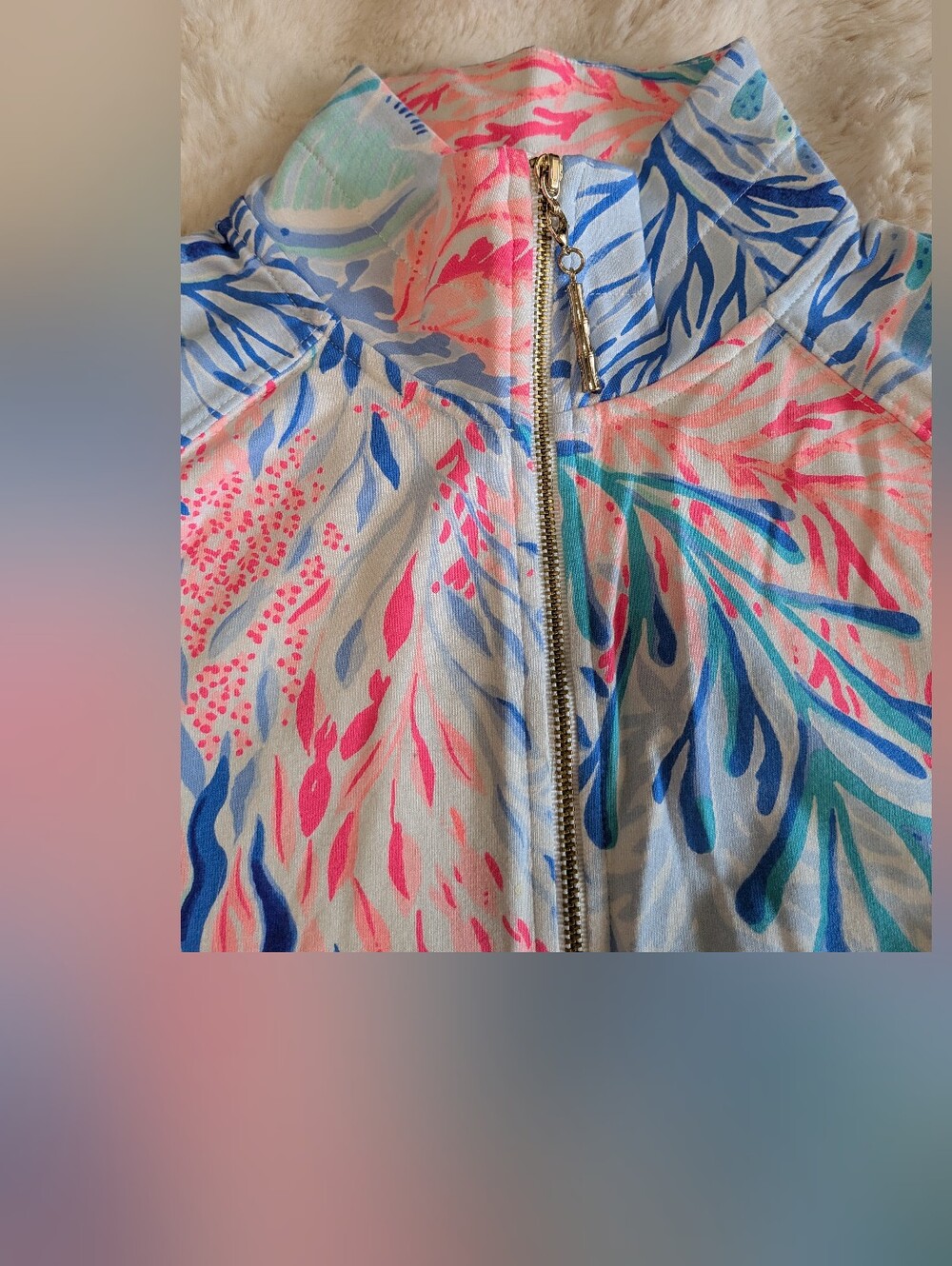 Lilly Pulitzer Women's Medium Popover Sweater EUC - Picture 2 of 6